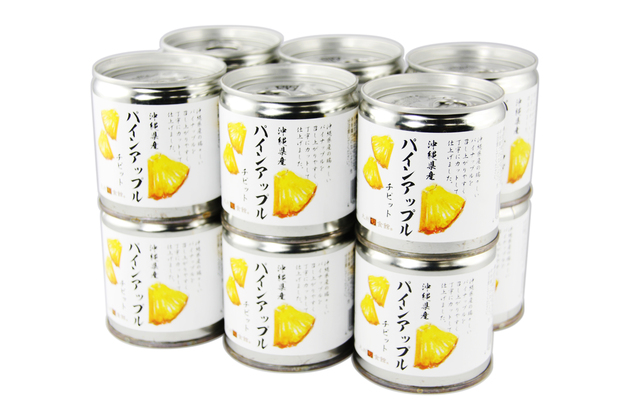 ファッション 缶詰め にっぽんの果実 沖縄県産 パインアップル 195g 2