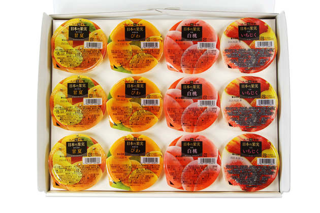 日本の果実　ゼリー4種(12個)ギフトセット(4204) 拡大