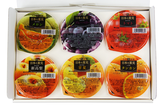 ６種の国産フルーツゼリーゼリーギフトセット(6個) 1,700円