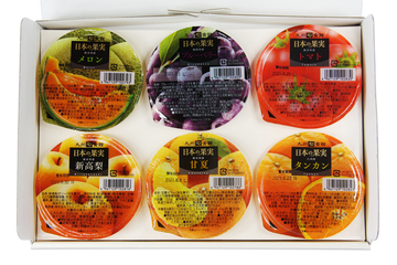 日本の果実　ゼリー6種(6個)ギフトセット(4211)